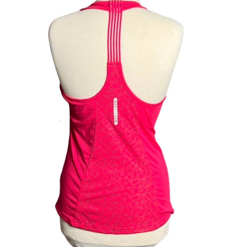 BCG Racer Back Women's Running Reflective Pieced Racer Bright Rose Small - Picture 3 of 7